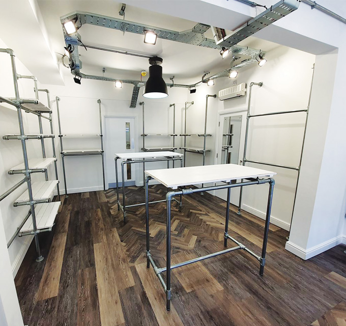 We provide small refurbs or a complete shopfit